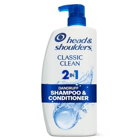Picture of Head and Shoulders 2 in 1 Dandruff Shampoo and Conditioner, Classic Clean, 28.2 fl oz