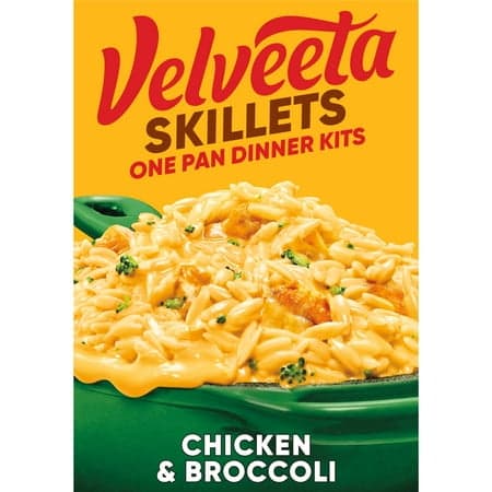 Picture of Velveeta Skillets Chicken Pasta Dinner Kit with Broccoli & Orzo, 13.6 oz Box