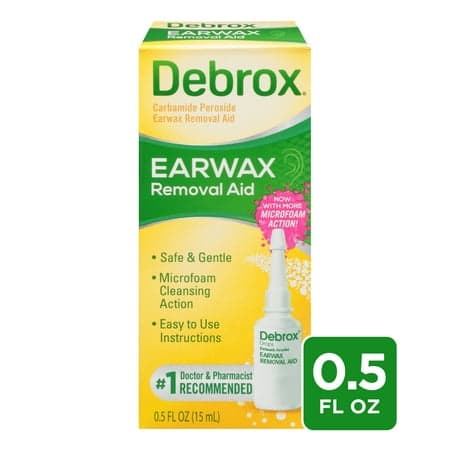 Picture of Debrox Ear Wax Removal Drops, Gentle Microfoam Ear Wax Remover, 0.5 fl oz