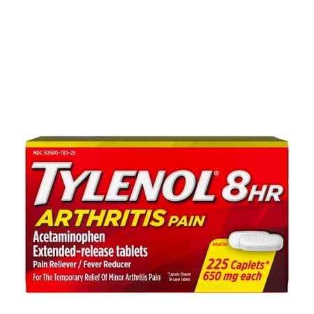 Picture of Tylenol 8 Hour Arthritis & Joint Pain Acetaminophen Caplets, 225 Count