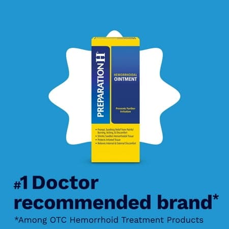Picture of Preparation H Hemorrhoid Ointment for Itching, Burning and Discomfort Relief, 2 oz