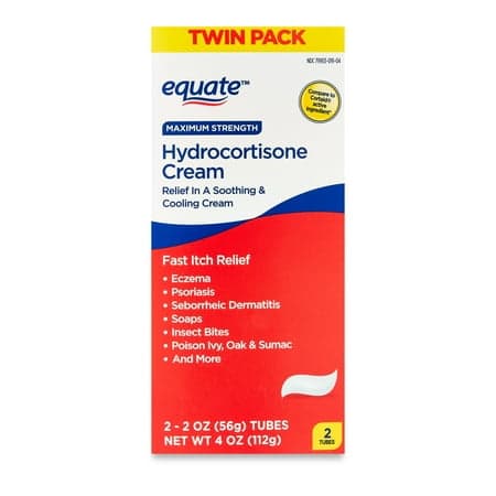 Picture of Equate Hydrocortisone Cream 1%, Twin Pack (2 oz each)