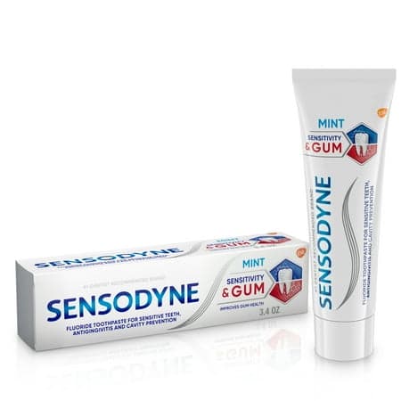 Picture of Sensodyne Sensitivity & Gum Sensitive Toothpaste, 3.4 Oz, Mint Flavor, for Adults