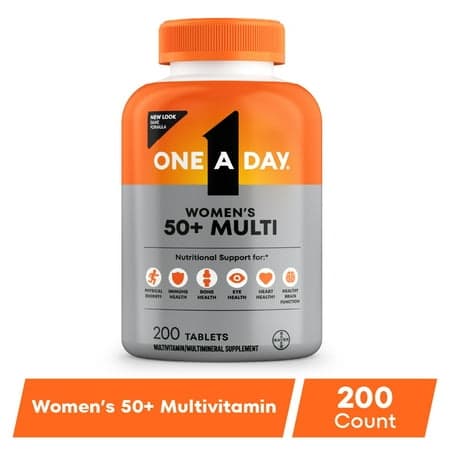 Picture of One A Day Multivitamin for Women 50 and Over, Women’s Vitamins for Bone Health, 200 Count