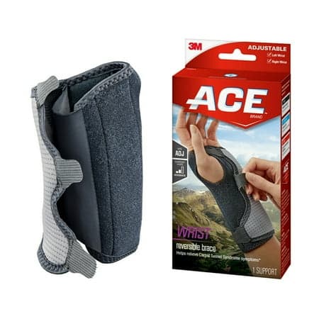 Picture of ACE Brand Splint Wrist Brace, Reversible, Adjustable, One Size