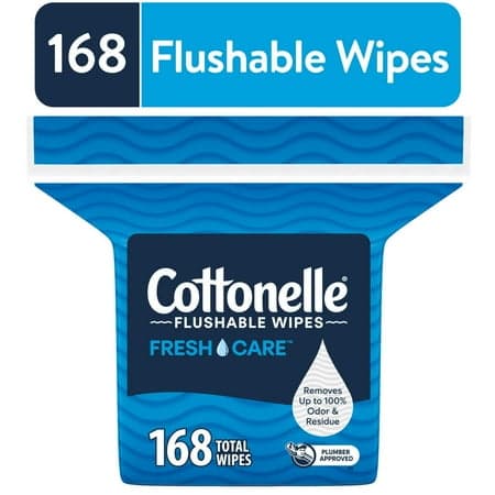 Picture of Cottonelle Fresh Care Flushable Wet Wipes, 1 Resealable Bag
