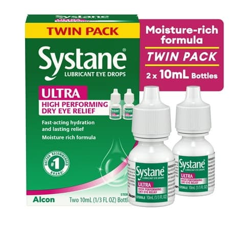 Picture of Systane Ultra Dry Eye Care Symptom Relief Eye Drops, Twin Pack