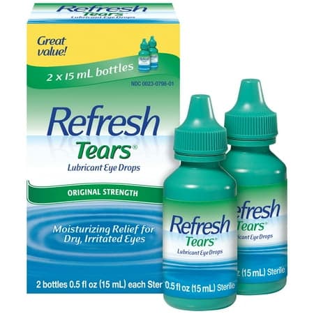 Picture of Refresh Tears Lubricant Eye Drops Artificial Tears, 30 ml, 2 Bottles