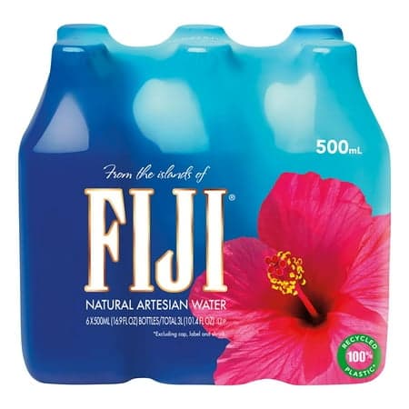 Picture of FIJI Natural Artesian Water, 16.9 fl. oz. (Pack of 6 Bottles)