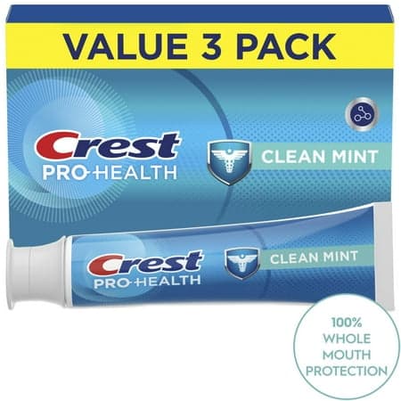 Picture of Crest Pro-Health Smooth Formula Toothpaste, Clean Mint Paste, 4.3 oz Triple