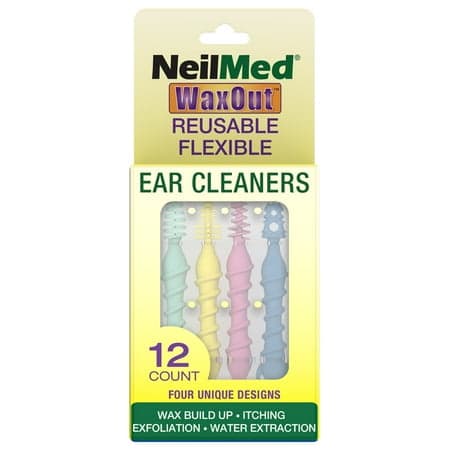 Picture of NeilMed Waxout Reusable Flexible Ear Cleaner Kit – 12 Flexible Cleaning Tools, Adult Size