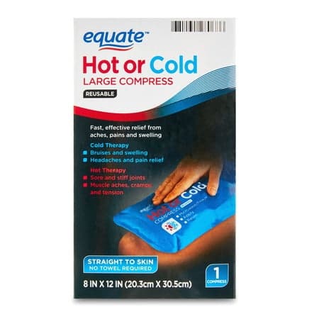 Picture of Equate Reusable Hot or Cold Large Compress, 8"x12", 1 Count