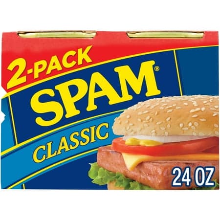 Picture of SPAM Classic Canned Meats, 12 oz Aluminum Can (2 Pack)