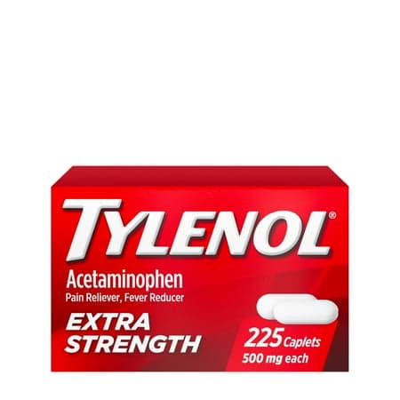 Picture of Tylenol Extra Strength 500mg Acetaminophen Caplets, Value Size, 225 Count