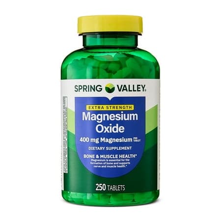 Picture of Spring Valley Magnesium Dietary Supplement Tablets for Bone and Muscle Health, 400 mg, 250 Count