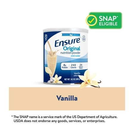 Picture of Ensure Original Vanilla Nutrition Powder, Protein Powder, 14.1 oz
