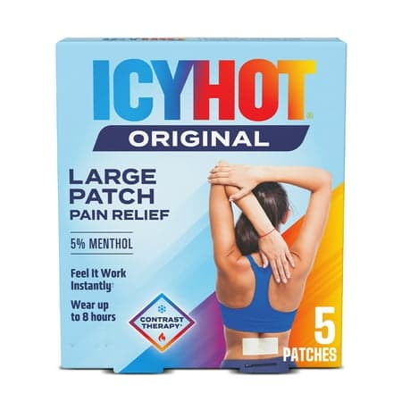 Picture of Icy Hot Original Large Pain Relief Patch (5 Count) for Back or Large Area