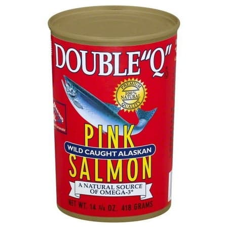 Picture of Double "Q" Wild Caught Alaskan Canned Pink Salmon, 14.75oz