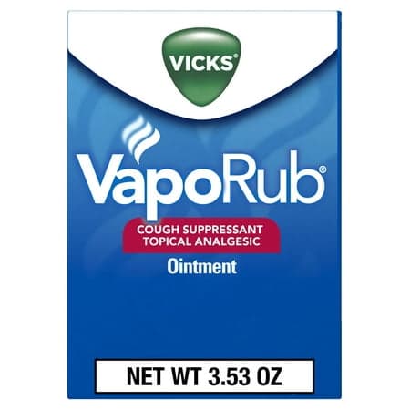 Picture of Vicks Vapo Rub Topical Chest Rub and Analgesic Ointment, Cough Medicine for Cough Relief, 3.53 Oz