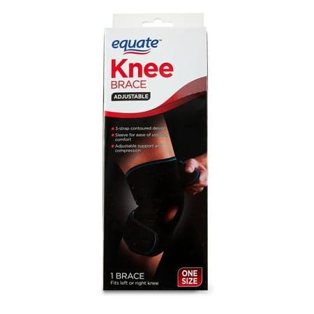 Picture of Equate Adjustable Knee Brace for Support and Compression, One Size