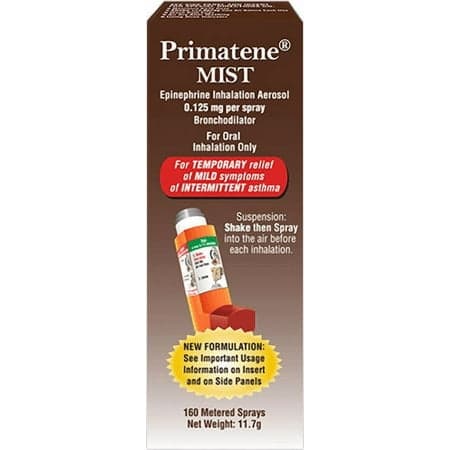 Picture of Primatene MIST Epinephrine Oral Inhalation Aerosol