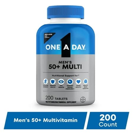 Picture of One A Day Men's 50+ Multivitamin Tablets, Multivitamins for Men, 200 Ct