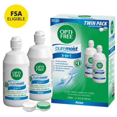 Picture of Opti-Free Puremoist Multi-purpose Contact Lens Solution, Twin Pack