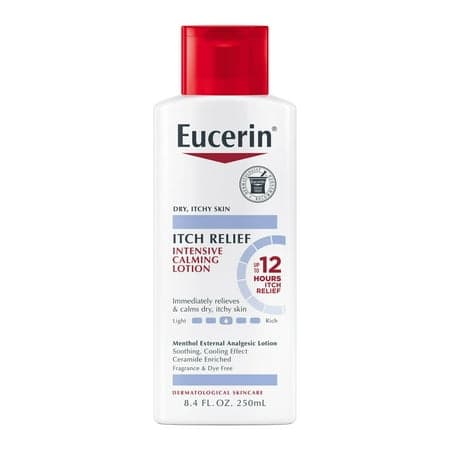 Picture of Eucerin Itch Relief Intensive Calming Body Lotion for Dry, Itchy Skin with Menthol, 8.4 fl oz