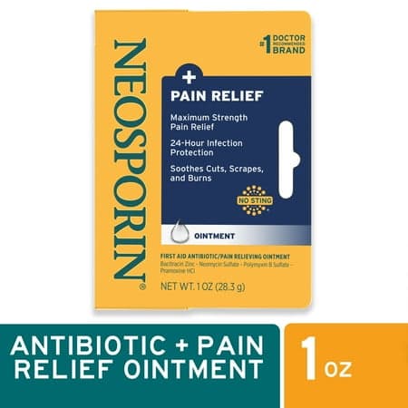 Picture of Neosporin + Pain Relief Dual Action Topical Antibiotic Ointment, 1 oz