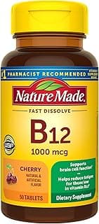 Picture of Nature Made B-12, Sublingual, 1,000 mcg., 50 ct.