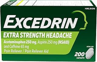 Picture of Excedrin Extra Strength Caplets, 250 mg., 250 mg., 65 mg., 100 ct.