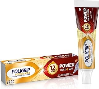 Picture of Denture Adhesive Cream, Poligrip Power Max Hold & Seal, 2.2 oz.