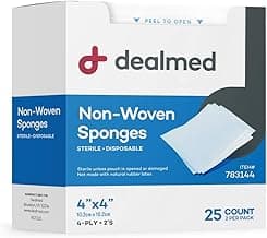 Picture of Gauze Sponges, 4" x 4", 25 ct.