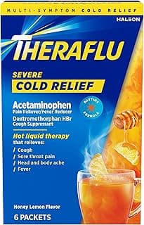 Picture of Thera-Flu Multi-Symptom, Lemon, 500 mg., 20 mg., 10 mg., 6 ct.