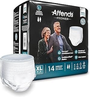 Picture of Attends Premier Disposable Underwear Pull-Up, Maximum Overnight Absorbency, X-Large, 58" to 68", 14 ct.