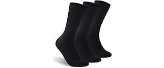 Picture of Diabetic Socks, Black, Large, 3-pack, 1 ct.