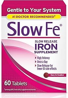 Picture of Ferrous Sulfate Iron Supplement, Slow Release, 45 mg., 60 ct.