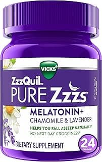 Picture of Vick's ZzzQuilTM Pure ZzzsTM Melatonin + Chamomile & Lavender Gummy, 24 ct.