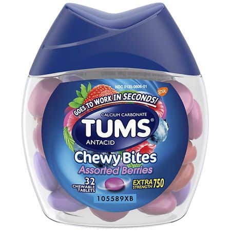 Picture of TUMS Chewy Bites Extra Strength, 750 mg., 32 ct.