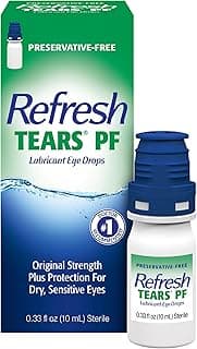 Picture of Lubricating Eye Drops, Refresh Tears Preservative-Free, 0.5%, 0.9%, 0.33 oz., 1 ct.
