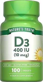 Picture of Vitamin D3, 10 mcg., 100 ct.