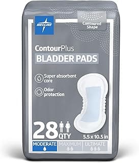 Picture of Bladder Control Shaped Pad, Moderate Absorbency, 28 ct.