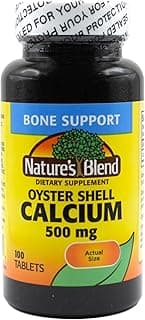 Picture of Calcium, Oyster Shell, 500 mg., 100 ct.