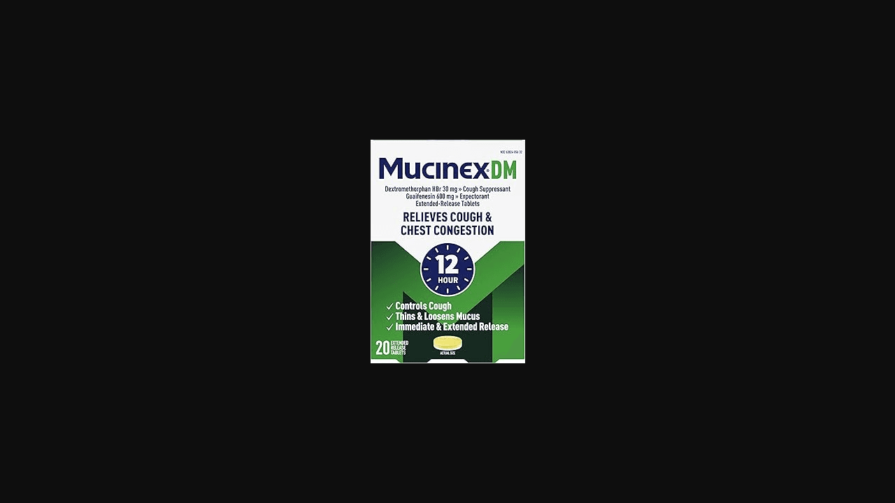 Picture of Mucinex DM Tablets, 600 mg., 30 mg., 20 ct.