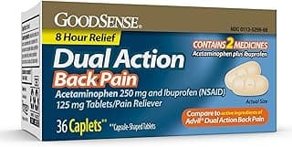 Picture of Acetaminophen & Ibuprofen Dual Action Tablets, 250 mg., 125 mg., 36 ct.