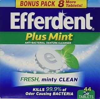 Picture of Efferdent Plus Mint Tablets, 44 ct.