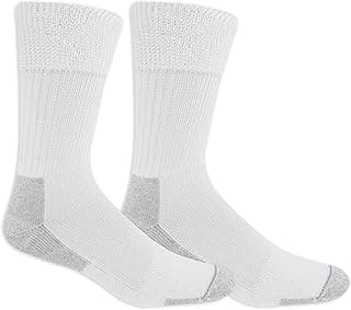 Picture of Diabetic Socks, Ultra Soft Padded, White, Medium, 2-pack, 1 ct.