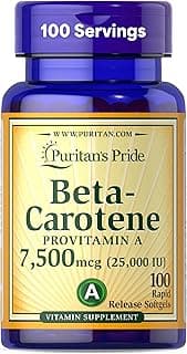 Picture of Beta Carotene, 7,500 mcg., 100 ct.