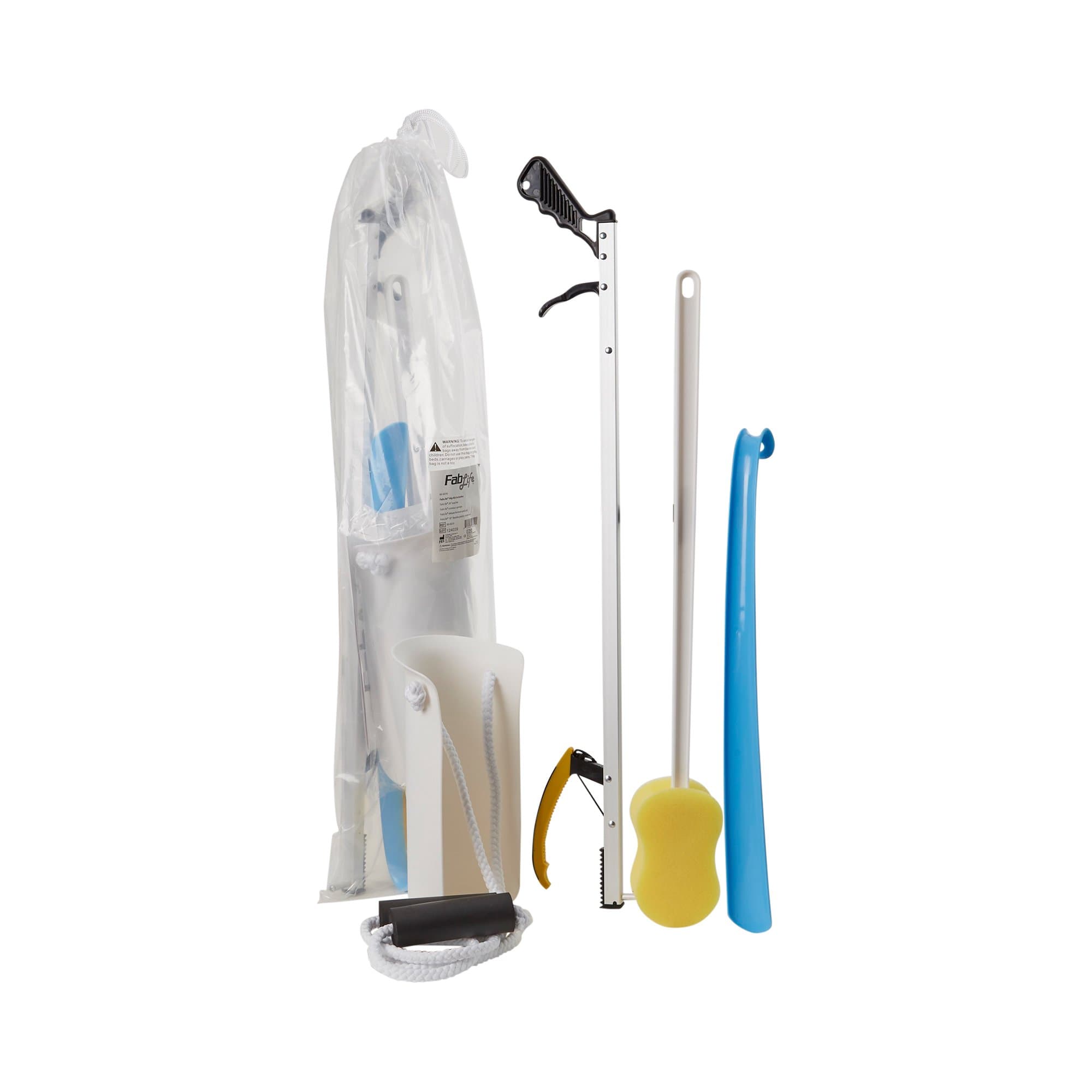 Picture of FabLifeTM Hip Kit with 26 Inch Reacher and 18 Inch Plastic Shoehorn