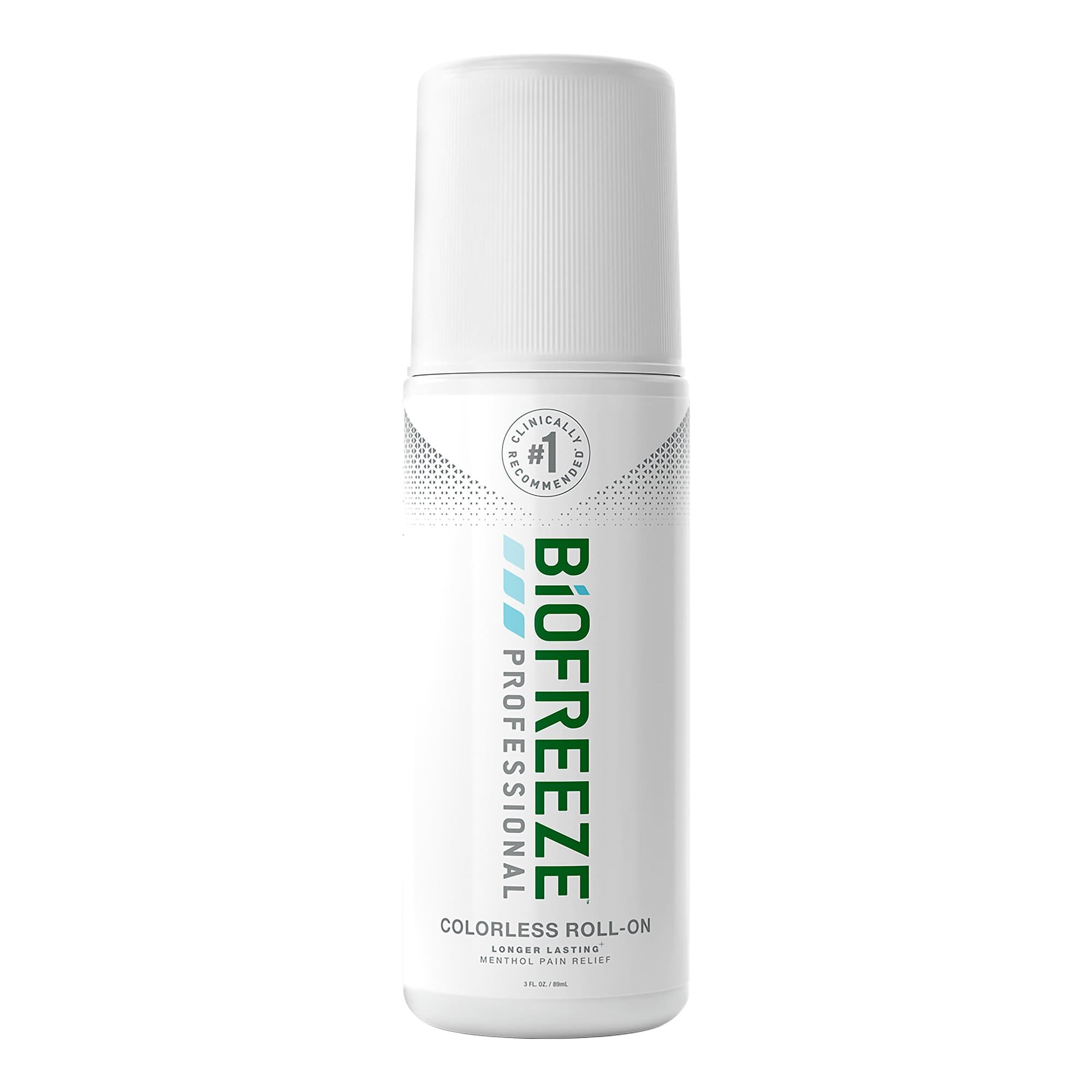 Picture of Biofreeze Professional 5% Menthol Topical Pain Relief Gel, 3-ounce roll-on